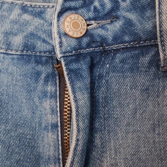 Shein Heart print Jeans Denim Size Large - Picture 7 of 16